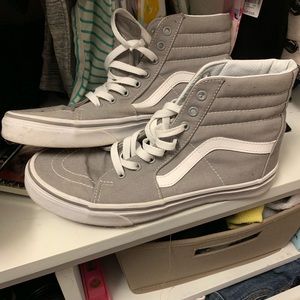 High top grey vans